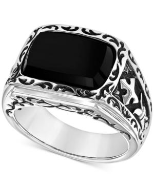 Scott Kay Men's Onyx Ring In Sterling Silver