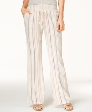 Be Bop Juniors' Printed Linen Pants