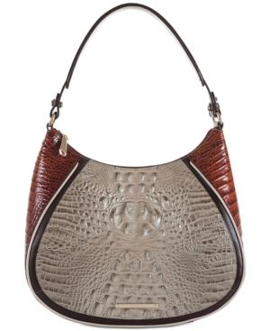Brahmin Amira Embossed Leather Hobo