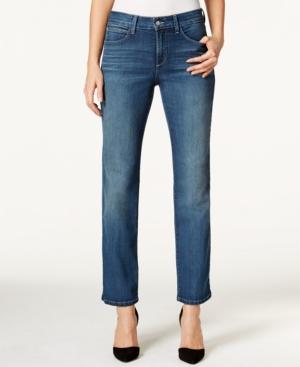 Nydj Petite Straight-leg Inwood Wash Jeans