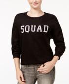 Rebellious One Juniors' Squad Sequin Sweatshirt