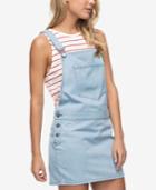 Roxy Juniors' Cotton Denim Overall Dress