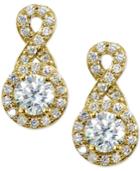 Giani Bernini Cubic Zirconia Halo Infinity Drop Earrings, Created For Macy's