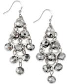 Inc International Concepts Silver-tone Rondelle Bead Drop Earrings