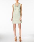 Calvin Klein Petite Lace-up Sheath Dress