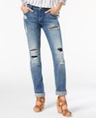 Inc International Concepts Curvy Ripped Boyfriend Jeans, Only At Macy's