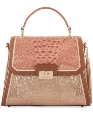 Brahmin Brinley Sandshell Varadero Medium Satchel