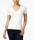Lacoste Cotton V-neck T-shirt