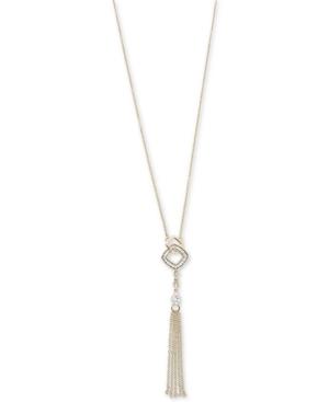 Diamond Tassel Lariat Adjustable Necklace (1/6 Ct. T.w.) In 14k Gold