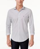Tommy Hilfiger Men's Two-tone Dot-pattern Shirt