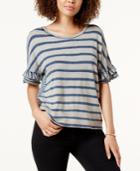 Lucky Brand Cotton Mixed-stripe T-shirt