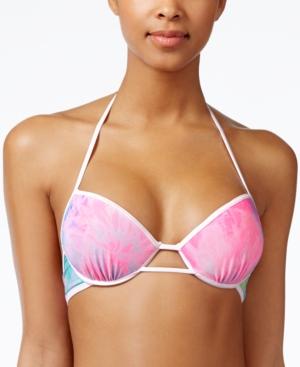 Bikini Nation Wave Rider Underwire Push-up Halter Bikini Top Women's Swimsuit