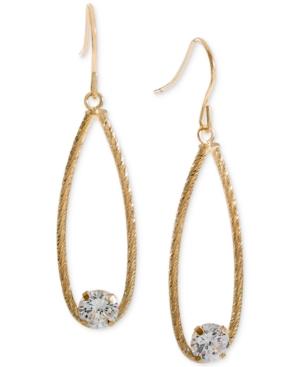 Giani Bernini Cubic Zirconia Teardrop Drop Earrings, Created For Macy's