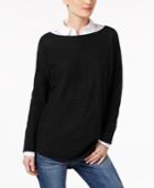Charter Club Cashmere Ribbed Sweater, Created For Macy's