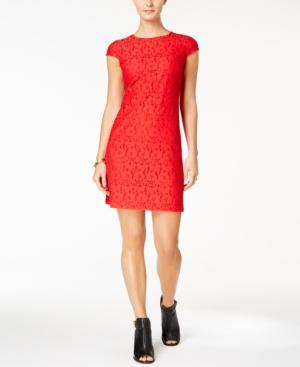 Tommy Hilfiger Floral Lace Shift Dress