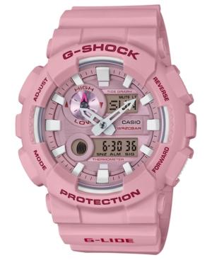 G-shock Men's Analog-digital Light Pink Resin Strap Watch 51.2mm