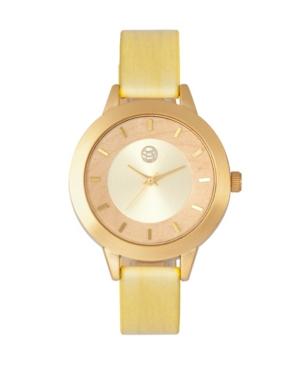 Earth Wood Autumn Watch Gold/yellow 38mm