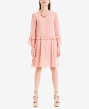 Max Studio London Ruffled Drop-waist Shift Dress