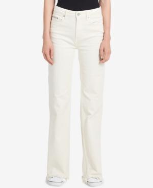 Calvin Klein Jeans Frayed Straight-leg Jeans