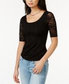Guess Lace Cross-back Top