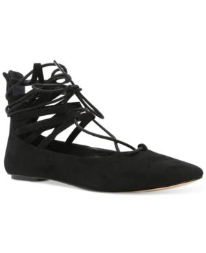 Chelsea & Zoe Alyce Lace-up Flats Women's Shoes