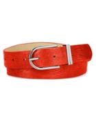 Style & Co. Lizard-embossed Double Keeper Belt, Only At Macy's