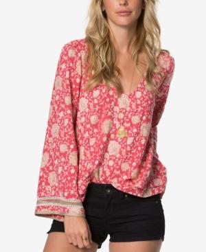 O'neill Juniors' Landon Printed Peasant Top