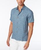 Tommy Bahama Men's Blackline Geo-print Silk Shirt