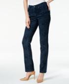 Charter Club Lexington Printed Straight-leg Jeans, Created For Macy's