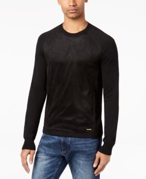 Sean John Men's Faux Suede Pullover
