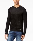 Sean John Men's Faux Suede Pullover