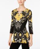 Jm Collection Printed Hardware Top, Only At Macy's