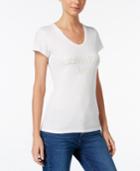 Calvin Klein Jeans Logo V-neck Graphic T-shirt