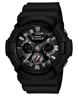 G-shock Men's Analog Digital Black Resin Strap Watch 55x53mm Ga201-1a