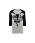 5th & Ocean Women's Chicago White Sox Striped Henley Top