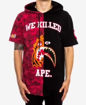Hudson Nyc Men's Split Graphic Print Hoodie