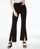 Bar Iii Split-front Flare Pants, Created For Macy's