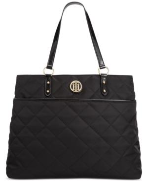 Tommy Hilfiger Quilted Nylon Tote