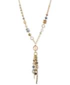 Inc International Concepts Gold-tone Multi-beaded Tassel Lariat Necklace, Only At Macy's
