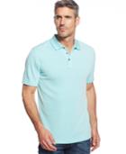 Tasso Elba Rice Stitch Textured Upf Polo