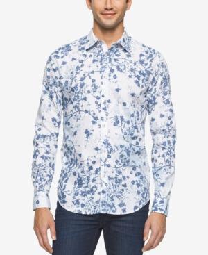 Calvin Klein Jeans Men's Botanical Print Button-front Shirt