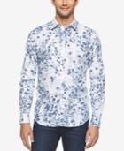 Calvin Klein Jeans Men's Botanical Print Button-front Shirt