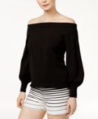Mare Mare Liana Off-the-shoulder Balloon-sleeve Top
