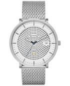 Skagen Men's Solar Hald Stainless Steel Mesh Bracelet Watch 40mm Skw6278