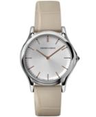 Emporio Armani Unisex Swiss Nude Leather Strap Watch 36mm Ars2010