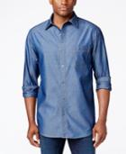 Weatherproof Men's Denim Chambray Shirt