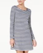 Bcx Juniors' Striped Tie-back Cutout Dress