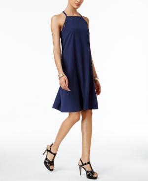 Alfani Prima Grommet-trim A-line Dress, Created For Macy's