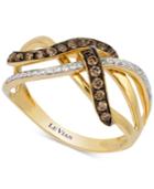 Le Vian Gladiator Diamond Knot Ring (1/3 Ct. T.w.) In 14k Gold