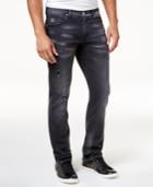 Versace Jeans Men's Ripped Black Stretch Jeans